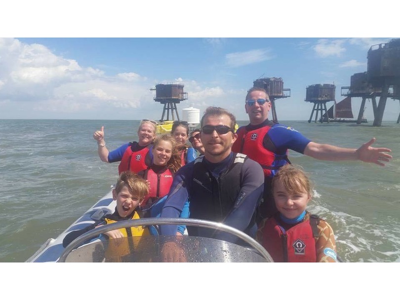 Boat Trip from Whitstable to Maunsell Forts